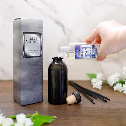 Miniatura 4 de Urban Naturals Amber & Lavender - Juego de difusor con varillas aromáticas Colección de aromaterapia (Awaken + Renew) Mind & Body Ambientador