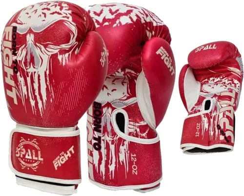 Miniatura 6 de Boxing Gloves for Men & Women - Pro Training Sparring Punching Gloves - Muay Thai MMA, Kickboxing Heavy Bag Workout Leather Boxing Gloves Negro