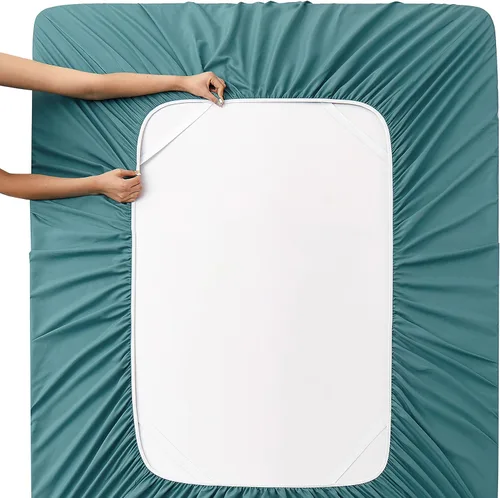 Miniatura 7 de Manyshofu Sábanas de bolsillo extra profundo tamaño King – Sábanas y fundas de almohada de lujo de 1800 hilos – Juego de cama de microfibra