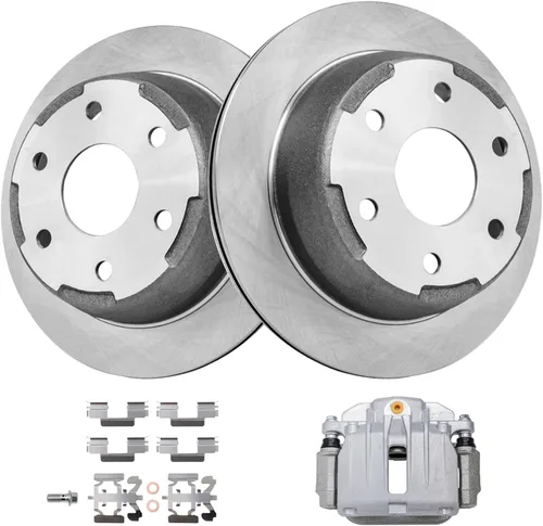 Miniatura 28 de Detroit Axle - Rotores de freno traseros para Volkswagen Beetle Jetta Golf SportWagen Audi A3 2010 2011 2012 2013 2014 2015 2016 2017 2018 2019