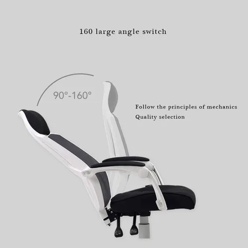 Miniatura 2 de Silla de escritorio reclinable de oficina con respaldo alto ergonómico de malla para computadora, sillas reclinables de oficina en casa