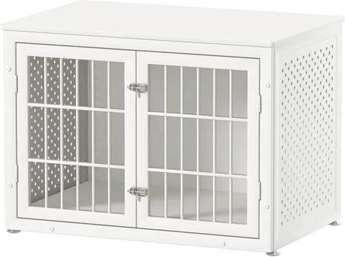 Miniatura 24 de rehomerance Jaula para Perros de Servicio Pesado de 26 Pulgadas para Perros Pequeños, Perrera de Metal para Perros con Alta Ansiedad, Jaula