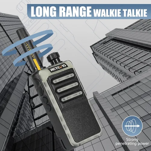 Miniatura 7 de Retevis RB66 Walkie Talkie de 1 hora de carga rápida, radios portátiles FRS bidireccionales con auricular, carga USB-C, linterna, diseño