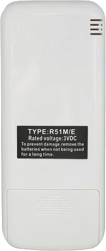 Miniatura 8 de Mando a distancia de repuesto compatible con aire acondicionado Midea RG51M5/(C) EU Milexus RG51M5/UE AC (suministro de calor)