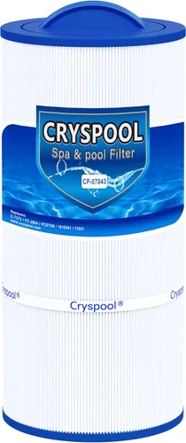 Cryspool® 07043 Filtro compatible con Caldera 75, C-7375, 1019301, 73531, PCD75N, FC-3964, cartucho de filtro de spa de 75 pies cuadrados, 1 paquete