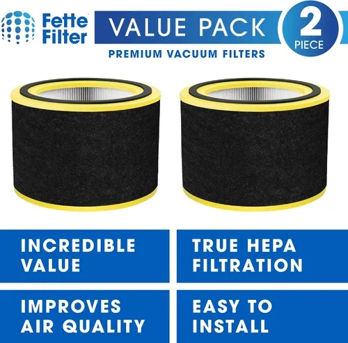 Miniatura 2 de Fette Filter - FLT151 Filtro de repuesto True Hepa H13 V compatible con GermGuardian para modelos AC3000, AC151, AP3151, AC3000W, AC3000, AC151W