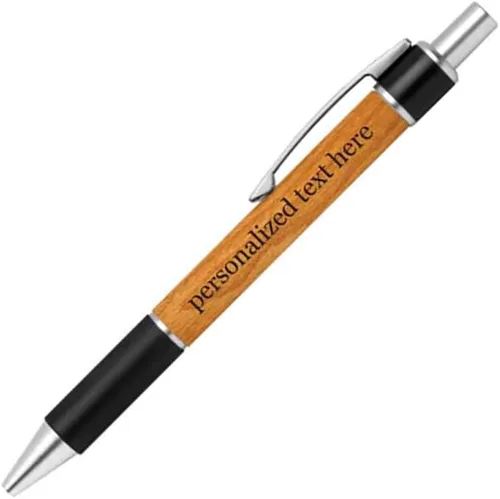 Miniatura 21 de Bolígrafo personalizado – Nombre o mensaje personalizado – Colores o impresiones – Regalo de papelería, suministros para la escuela de negocios