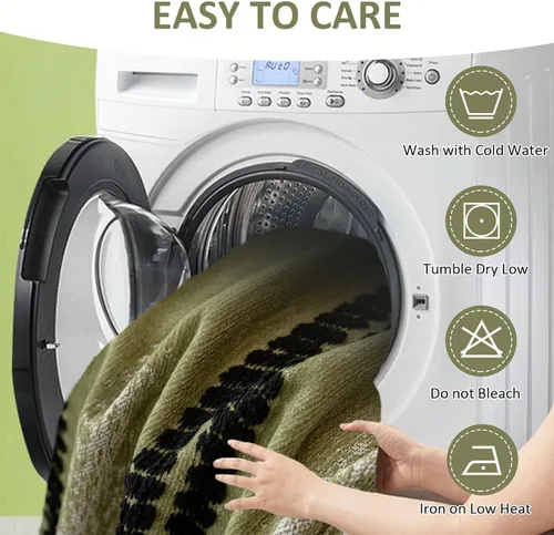 Miniatura 125 de VClife Fundas de sofá bohemio de felpilla para sofá seccional, fundas de sofá suaves y antideslizantes para sofá de 2 cojines, protector de muebles