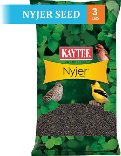 Miniatura 2 de Kaytee Nyjer - Semilla de comida para pájaros silvestres, 3 libras