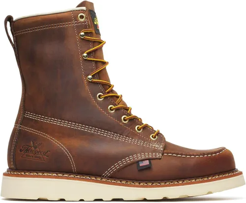 Miniatura 3 de Thorogood - Botas de trabajo con suela MAXwear y protección Moc Toe en la punta Trail Crazy Horse
