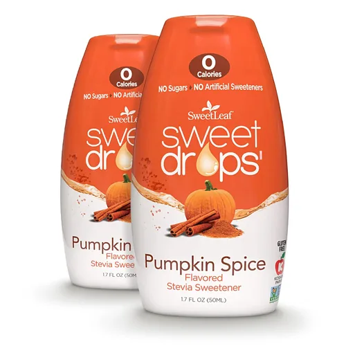 SweetLeaf Sweet Drops - Edulcorante líquido de stevia con sabor, extracto de stevia, cero calorías, sin gluten, apto para dieta cetogénica, sin OMG,