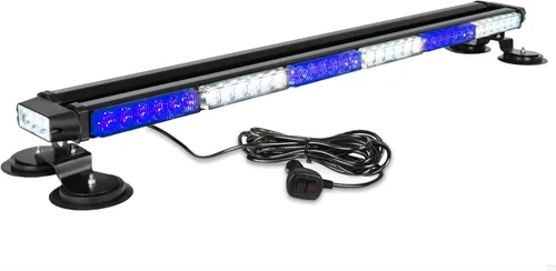 Miniatura 11 de ASPL Barra de luz estroboscópica LED de 38.5 pulgadas, 78 LED, doble cara, intermitente, de alta intensidad, luz estroboscópica de advertencia