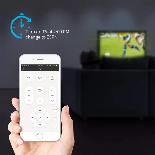 Miniatura 6 de Broadlink WiFi Smart Home Hub RM Mini 3 (solo Wi-Fi de 2.4 GHz) Automatización IR Aprendizaje Control remoto universal para TV Compatible con Alexa