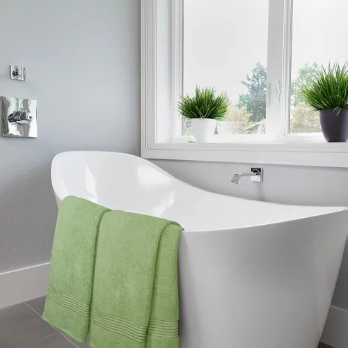 Miniatura 7 de Utopia Towels Juego de 4 toallas de baño (27 x 54 pulgadas), 100% algodón hilado en anillo, secado rápido, altamente absorbentes, toallas de tacto