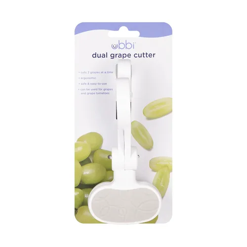 Miniatura 3 de Ubbi Cortador de uva para niños pequeños, cortador de uva para bebé, rebanador de frutas y verduras en 4 piezas, accesorio de cocina para almuerzo
