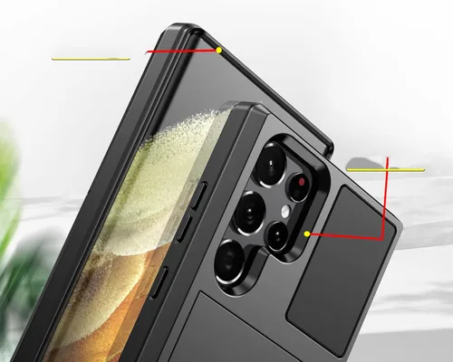 Miniatura 3 de Funda deslizante para Samsung Galaxy S22 Ultra de 6.8 pulgadas 2022 Premium a prueba de golpes de cuerpo completo para Samsung Galaxy S22 Ultra 6.8