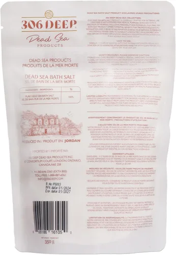 Miniatura 5 de 306 Sales profundas del mar muerto para remojo – 12.35 oz de 0.039-0.079 in, baño de sal del mar muerto 100% para hombres y mujeres, minerales