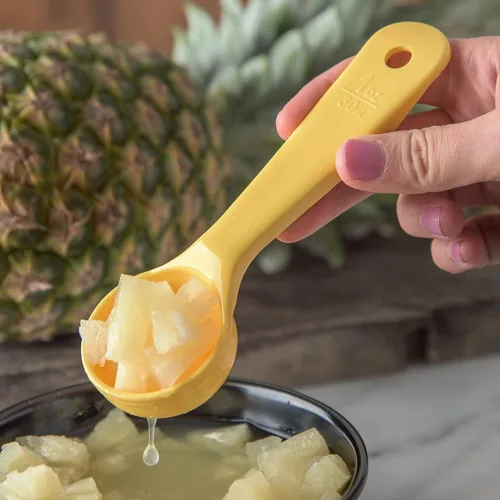 Miniatura 5 de Paquetes de cucharas de control de porciones con codificación cromática de mango corto Carlisle, Amarillo, 1
