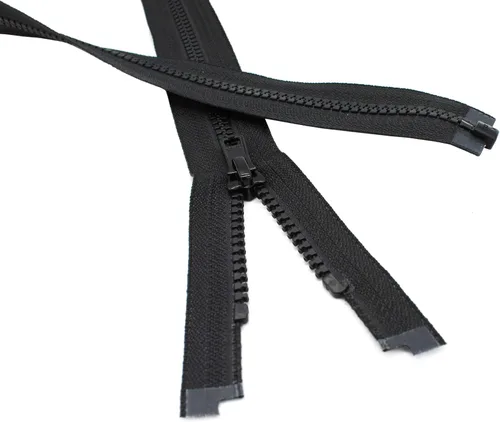 Miniatura 3 de Ski & Sport Vislon Zipper ~ YKK #5 Plástico moldeado ~ Separación - Negro (1 cremallera/paquete) Fabricado en Estados Unidos (14 pulgadas)