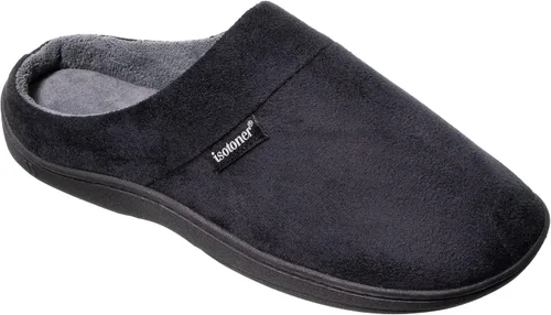 Miniatura 8 de Pantufla Isotoner con talón abierto, con espuma viscoelástica, suela interior y exterior, para hombre