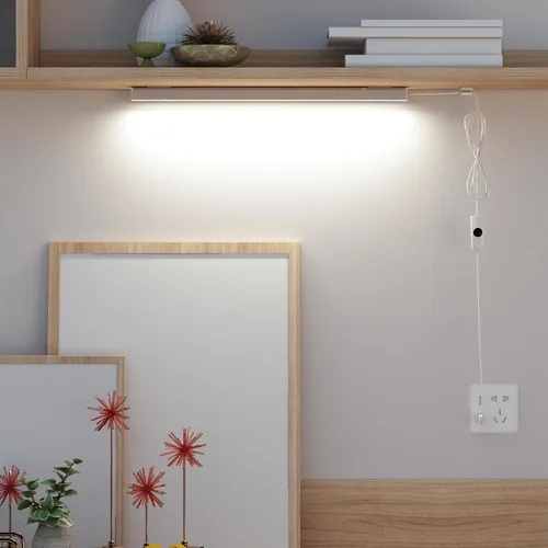 Miniatura 6 de ASOKO Iluminación LED regulable debajo del gabinete, función de memoria, 12 pulgadas, blanco neutro, 5000 K, 3 M y montado imán, enchufe listado UL