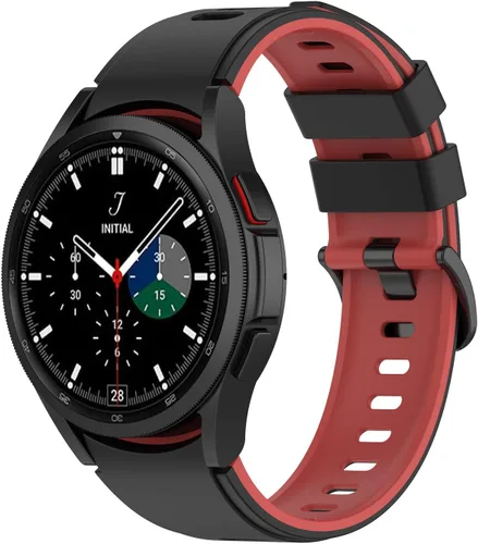 Miniatura 19 de Senter Correa de repuesto de goma suave de liberación rápida para Samsung Galaxy Watch4 de 40/1.732 in, Watch4 Classic de 1.654 in/1.811 in Smart