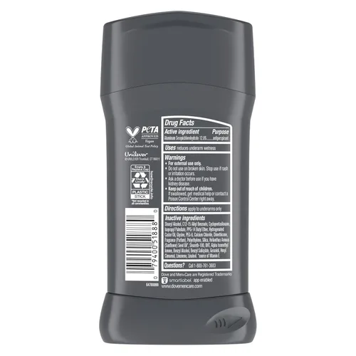 Miniatura 2 de DOVE MEN + CARE Antitranspirante Paquete de 3 desodorantes deportivos frescos para hombres 2.7 oz