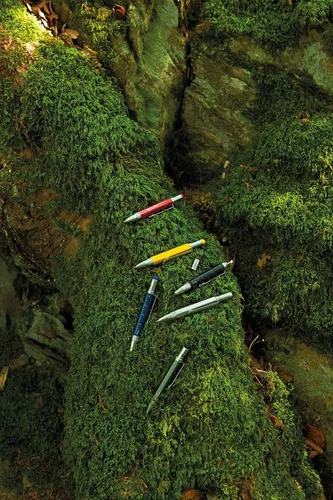 Miniatura 4 de Troika LILIPUT DE CONSTRUCCIÓN – PIP25/TI – Bolígrafo multitarea (pequeño) – Bolígrafo – Regla de centímetros y pulgadas – Destornillador ranurado