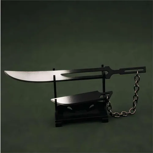 Miniatura 4 de FunBoat Ichigo Bankai - Llavero de espada - La verdadera Tensa Zangetsu y doble hoja de zangetsu de anime, regalo para niños, adolescentes, mujeres