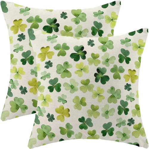 Miniatura 91 de CXMEIFLY Juego de 2 fundas de almohada de Pascua de 18 x 18 pulgadas para decoración vintage de conejo, con lazo de primavera, conejo, para Pascua02