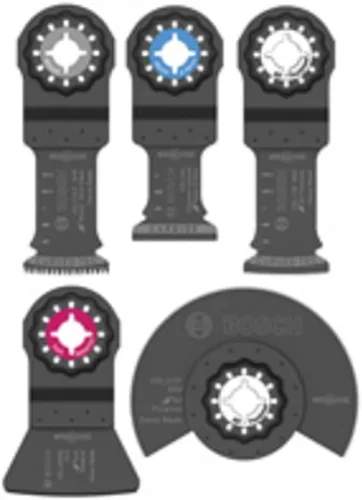 Miniatura 7 de BOSCH Starlock® Juego de cuchillas oscilantes para corte de carburo multiherramienta OSL005L (5 piezas)