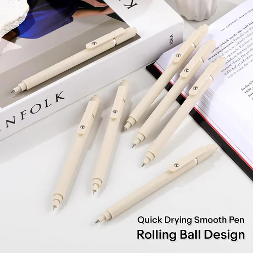 Miniatura 6 de Bolígrafos de gel de 0.020 in, tinta negra, de secado rápido, bolígrafos de punta fina, bolígrafos de escritura suave, bonito juego de regalos