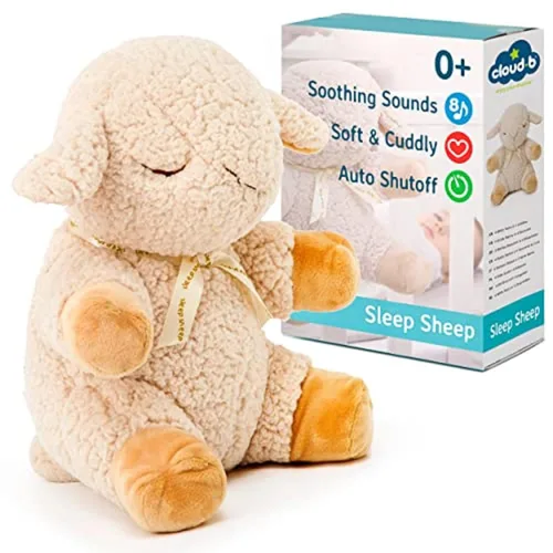 Miniatura 13 de Cloud b Máquina de sonido con sonidos relajantes de ruido blanco Animal de peluche y luz nocturna nómada Graba la voz de los padres Ajustes