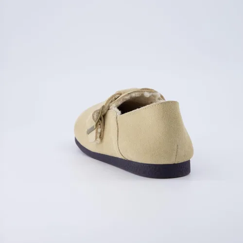 Miniatura 5 de CUSHIONAIRE Nest - Zapatos de piel de oveja sintética para mujer, gamuza auténtica, sin cordones, con más comodidad