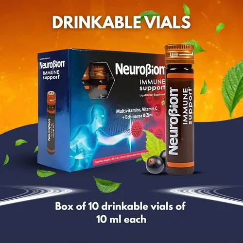 Miniatura 6 de Neurobion Apoyo inmunológico con equinácea y zinc 10 ampollas de 10 ml