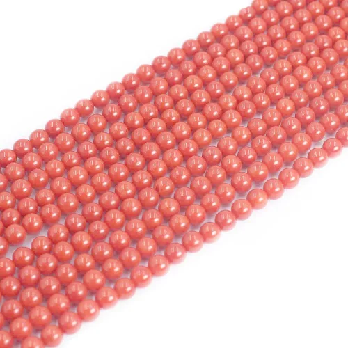 Miniatura 42 de Cuentas redondas naturales semipreciosas de piedra suelta para hacer joyas, brazaletes, collares Cuarzo rosa