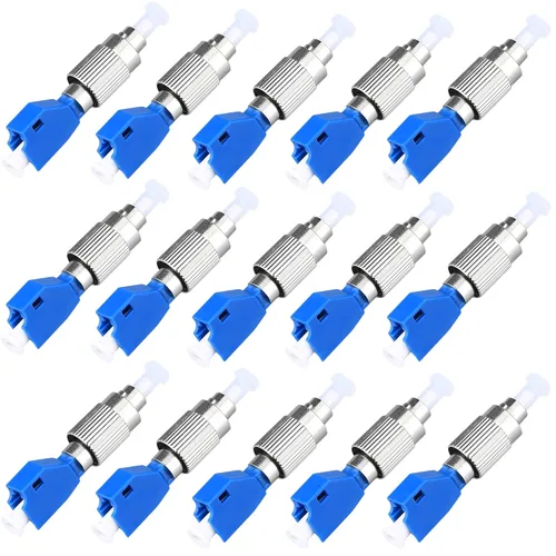 Miniatura 14 de Conector de fibra óptica, FC macho a LC hembra híbrido adaptador convertidor de fibra óptica compatible con medidor de potencia óptica localizador