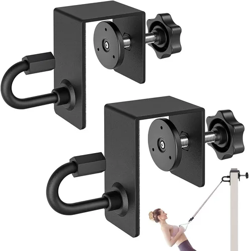 Miniatura 9 de Kipika Anclaje de puerta para bandas de resistencia, accesorio de anclaje de puerta resistente, anclajes de puerta para montaje de bandas de peso 1