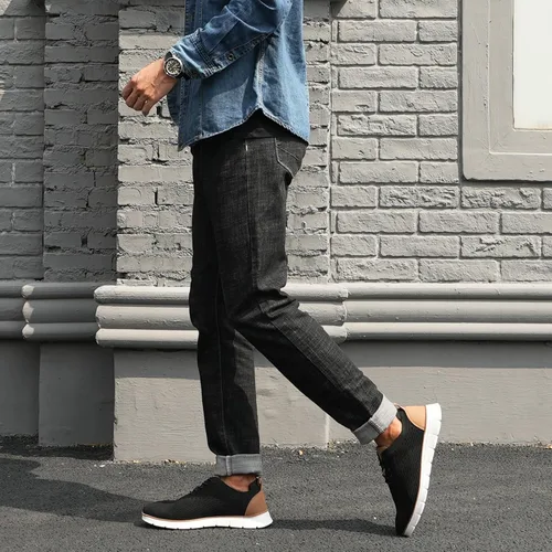 Miniatura 6 de LEZTA Zapatos deportivos de vestir casuales para hombre, ligeros, Oxford, con soporte para el arco, zapatos para caminar