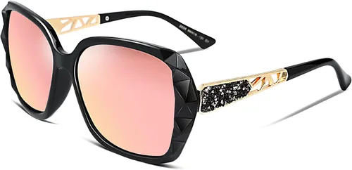 Miniatura 18 de FEISEDY - gafas de sol polarizadas para mujer, marco compuesto brillante B2289