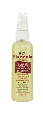 Miniatura 5 de HNP Tratamiento acondicionador sin enjuague de placenta con aceite de oliva, 5 onzas
