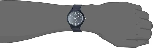 Miniatura 2 de Casio Reloj unisex MW-240-1EVCF clásico analógico de cuarzo negro NegroPlata Reloj de cuarzo