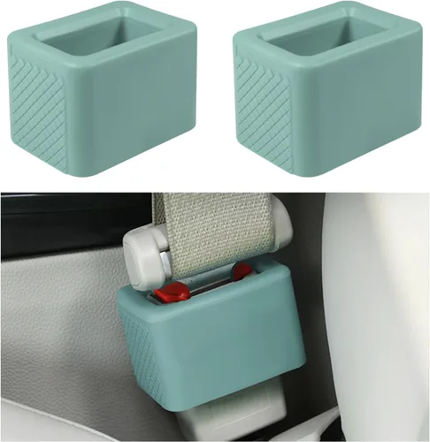 Miniatura 14 de 2 soportes para hebilla de cinturón de seguridad, hebilla de silicona para cinturón de seguridad para un fácil acceso, el fijador de hebilla