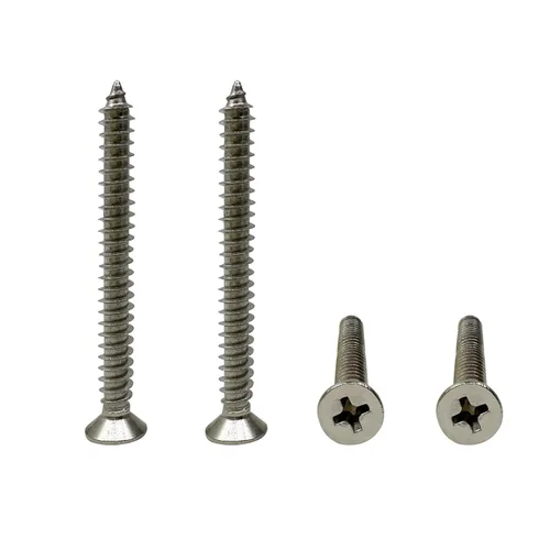 Miniatura 11 de Tornillos de cabeza plana M4x30mm para madera, tornillos autorroscantes Phillips de cabeza avellanada 50 piezas (M4x30mm)