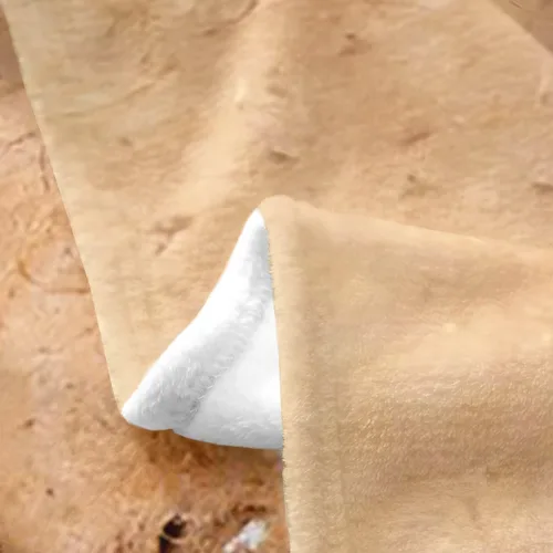 Miniatura 3 de Manta de hámster de 40 x 50 pulgadas, diseño de ratón marrón, manta de forro polar de animales lindos 3D, decoración de dormitorio, manta de franela