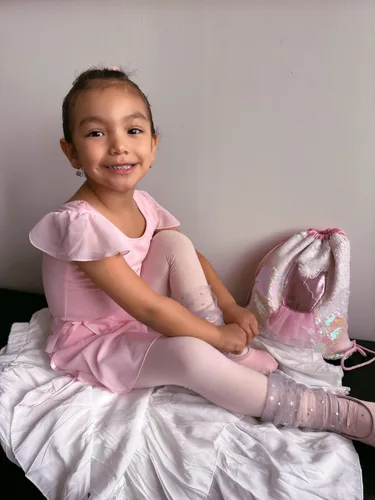 Miniatura 5 de Stelle Leotardos negros de ballet para niñas, trajes de gimnasia de manga corta con volantes (bebéniña pequeñaniño grande)