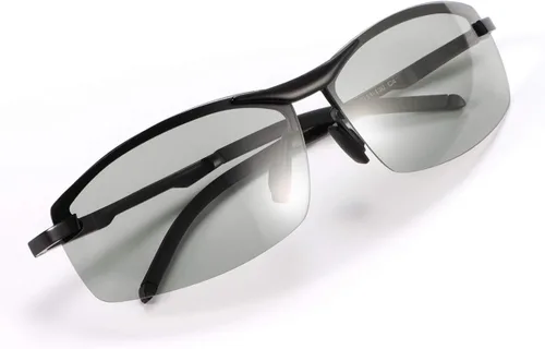 Miniatura 12 de YIMI Gafas de sol deportivas polarizadas fotocrómicas para hombre, ciclismo, pesca, conducción, protección UV, gafas antirreflejos 8177 Azul