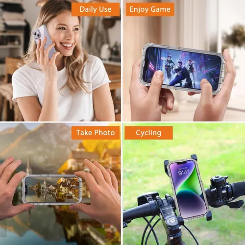 Miniatura 6 de Lifedance - Funda diseñada para iPhone 14/iPhone 13, funda protectora resistente de cuerpo completo con protector de pantalla incorporado