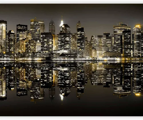 Miniatura 17 de artgeist Mural de pared Nueva York, 77 x 61 pulgadas, adhesivo autoadhesivo para pared, diseño de foto extraíble, decoración del hogar, paisaje