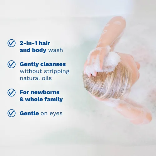 Miniatura 6 de Mustela Gel limpiador orgánico certificado – Gel de lavado natural para cabello y cuerpo con aceite de oliva y aloe vera – para bebés, niños